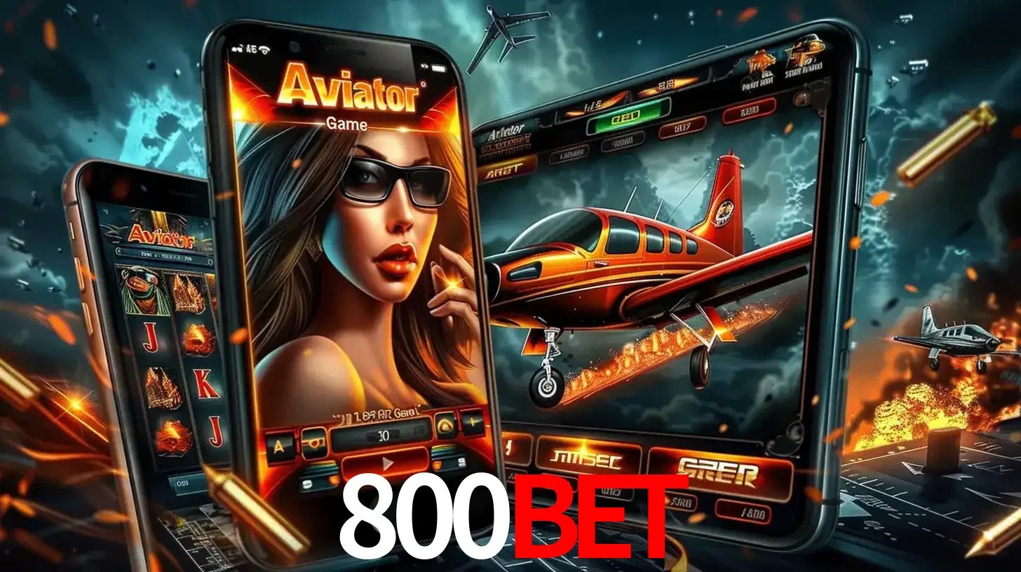 O popular jogo de apostas Aviator exibido em vários celulares e tablets, mostrando a interface emocionante e a ação de voo disponíveis para jogar agora no 800BET.