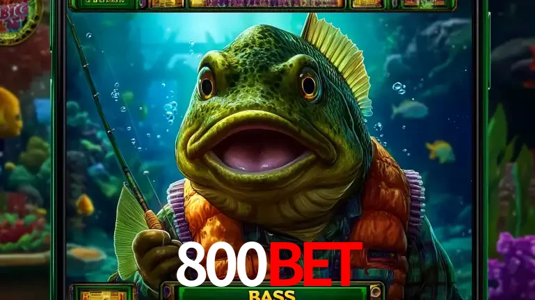 Personagem de peixe pescador do popular jogo de slot com tema de pescaria, uma das emocionantes opções de caça-níqueis para jogar e ganhar no cassino 800BET.